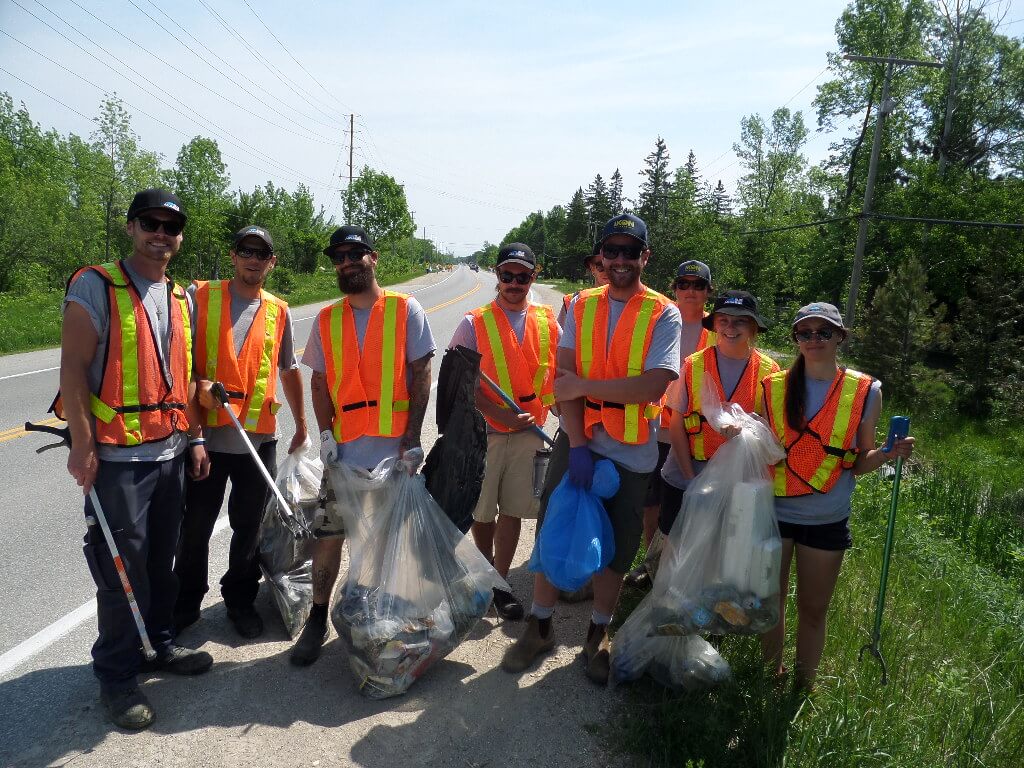 Blue Mountain Employees Cleaned Up!