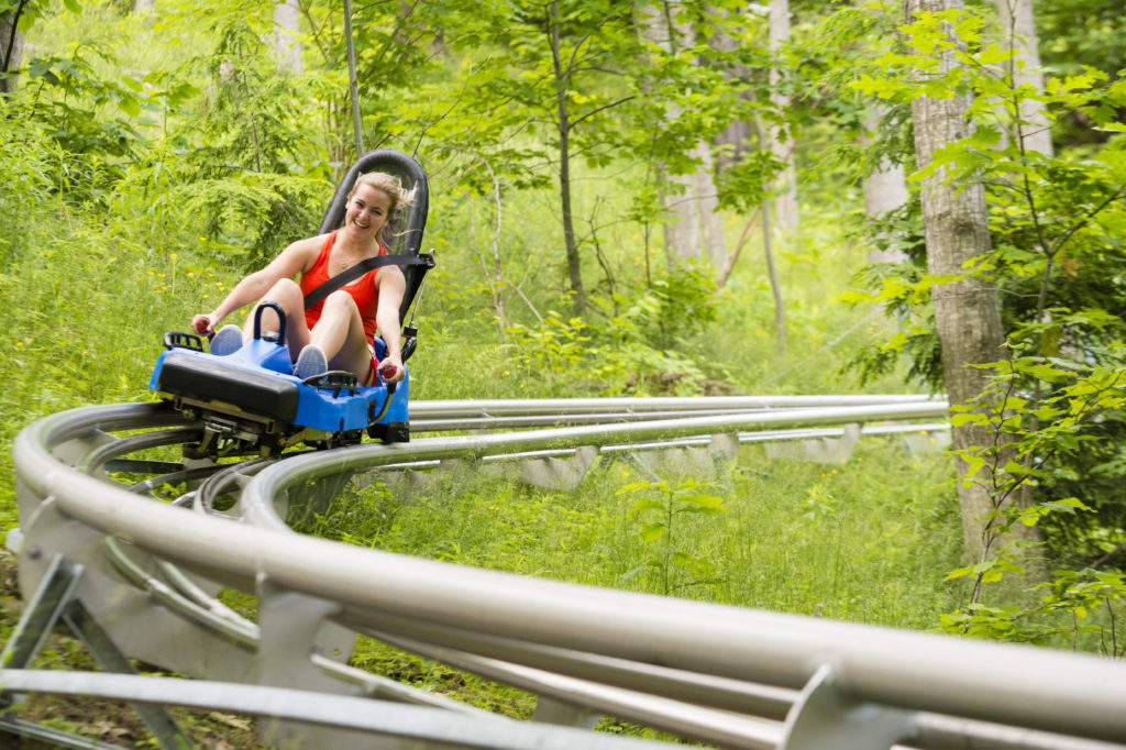 The Ridge Runner Mountain Coaster is a Collingwood favourite. 