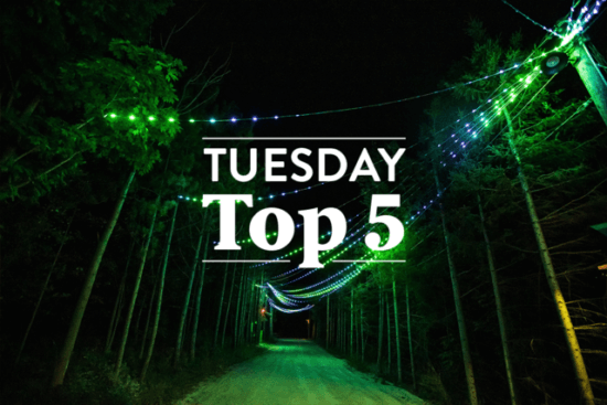 Tuesday Top 5 (August 28-September 3)