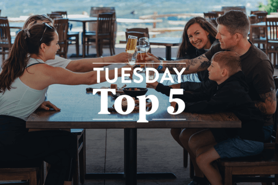 Tuesday Top 5 (August 21-27)