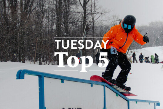 Tuesday Top 5 (January 1-7)